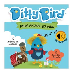 Ditty Bird Farm Animal Sounds Seski Kitap - Thumbnail