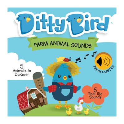 Ditty Bird Farm Animal Sounds Seski Kitap