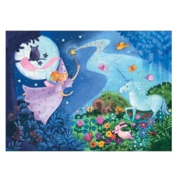 Djeco Çocuk Puzzle Peri ve Unicorn 4 Yaş Üzeri - 2