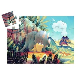 Djeco Dekoratif Puzzle 24 Parça Teo The Dinosaur - 2