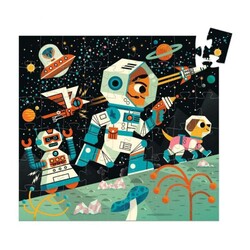 Djeco Dekoratif Puzzle 54 Parça Space Station - Thumbnail