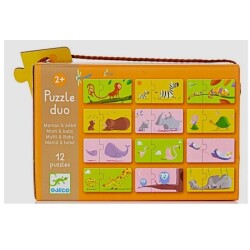 Djeco İki Parçalı Puzzle Anne ve Yavruları - 3