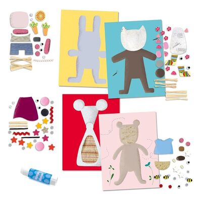 Djeco Kağıt Yapıştırma Collages For Little Ones