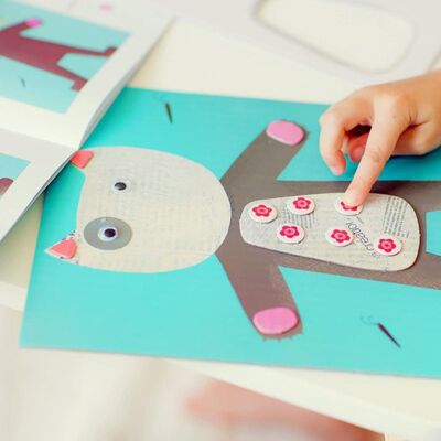 Djeco Kağıt Yapıştırma Collages For Little Ones