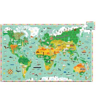 Djeco Puzzle Around The World/Booklet 200Pcs - 1