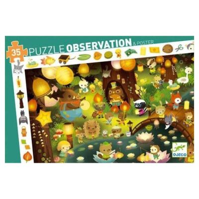 Djeco Puzzle Party In The Forest 35 Pcs - 1