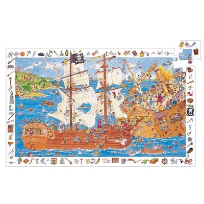 Djeco Puzzle Pirates 100 Parça