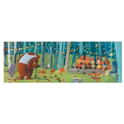 Djeco Puzzle Zebrissimo 100 parça 5 Yaş+ Forest Friends - 1