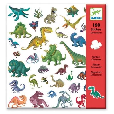 Djeco Sticker 160 parça Dinozor