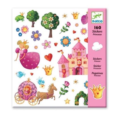 Djeco Sticker 160 Parça Prenses