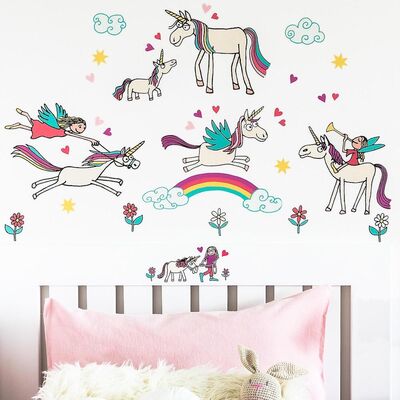 Duvar Stickerı Unicorn 60'lı - 1