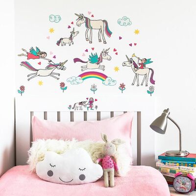 Duvar Stickerı Unicorn 60'lı - 3