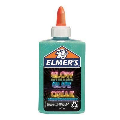 Elmers Karanlıkta Parlayan Yapıştırıcı Mavi - 1