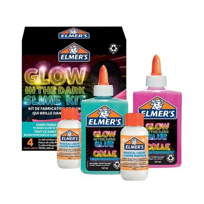 Elmers Karanlıkta Parlayan Yapıştırıcı Slime Seti - 1