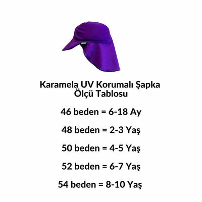 Karamela Ense Korumalı UV Siperli Şapka - 5