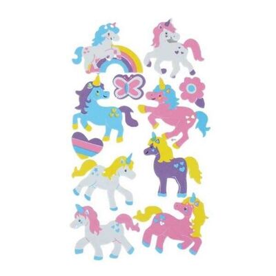 Eva Sticker Renkli Unicorn - 1