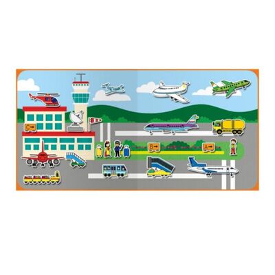 Galt Reusable Sticker Book Vehicles 3 Yaş+