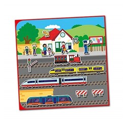 Galt Reusable Sticker Book Vehicles 3 Yaş+ - Thumbnail