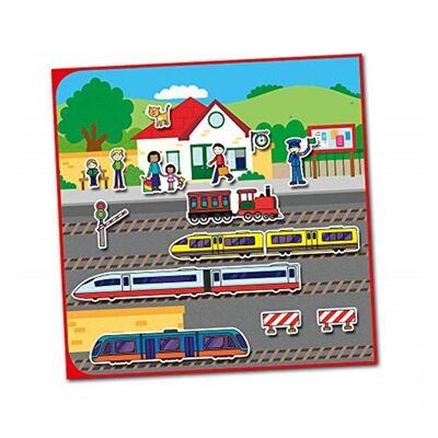 Galt Reusable Sticker Book Vehicles 3 Yaş+