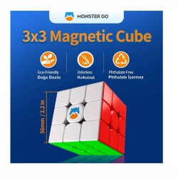 Gancube 3x3 Mıknatıslı Zeka Kübü - 4