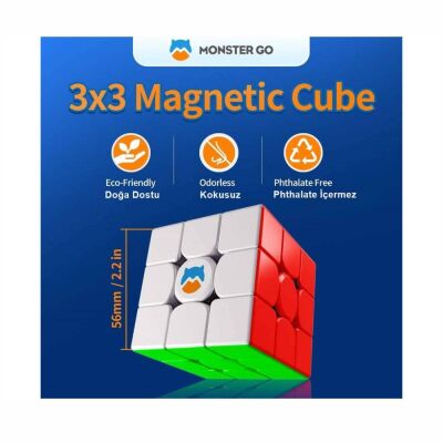 Gancube 3x3 Mıknatıslı Zeka Kübü - 6