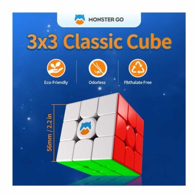 Gancube MG3 Zeka Kübü 3x3 Monster Go - 2