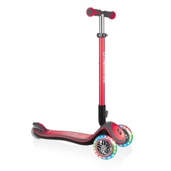 Globber Elite Deluxe Işıklı Scooter Kırmızı 3 Yaş Üzeri - 1