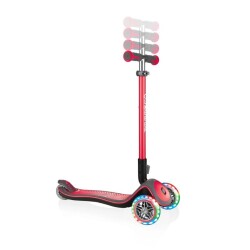 Globber Elite Deluxe Işıklı Scooter Kırmızı 3 Yaş Üzeri - 3