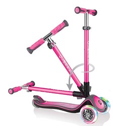 Globber Işıklı Scooter Elite Deluxe Pembe - Thumbnail