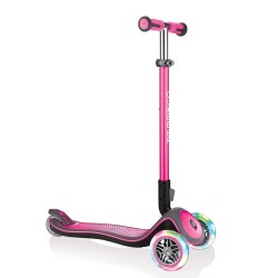 Globber Işıklı Scooter Elite Deluxe Pembe - 1