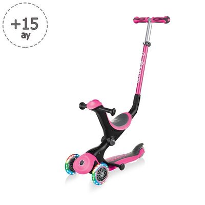 Go Up Deluxe Işıklı Scooter 15 Aydan İtibaren Pembe