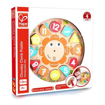 Hape Chunky Puzzle Saat Yapbozu - 3