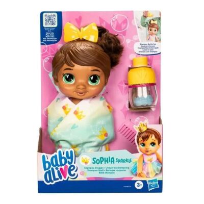 Hasbro Baby Alive Şampuan Esmer F9120 - 1