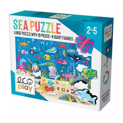 Headu Ecoplay Shaped Deniz Puzzle 2-5 Yaş - 1