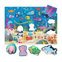 Headu Ecoplay Shaped Deniz Puzzle 2-5 Yaş - 2