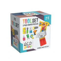 Headu Ecoplay Tool Set İki Parçalı Puzzle 2-5 Yaş - 1