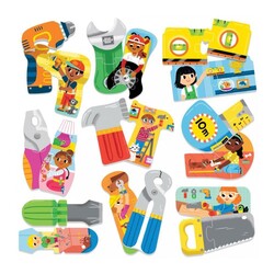 Headu Ecoplay Tool Set İki Parçalı Puzzle 2-5 Yaş - 2