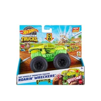 Hot Wheels Monster Trucks 1:43 Kükreyen Araba Gunkster - 1