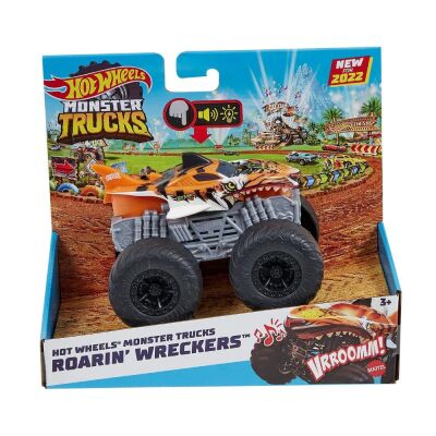 Hot Wheels Monster Trucks 1:43 Kükreyen Araba Roarin Wreckers - 1