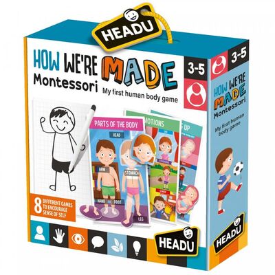 Headu How We Are Made Montessori 3-5 Yaş