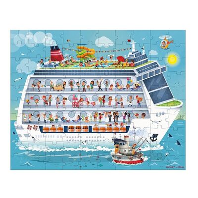 İkili Puzzle Gemi 100 Parça ve 200 Parça