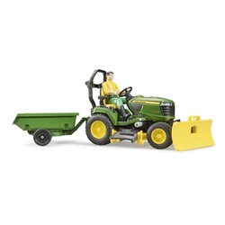 John Deere Çim Biçme Traktörü Ve Bahçıvan - Thumbnail