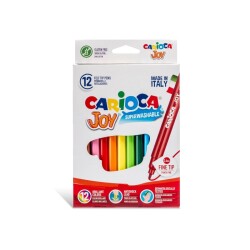 Carioca Joy Yıkanabilir Keçeli Boya Kalemi 12'Li - 1