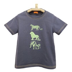 Karamela Erkek Çocuk Kısa Kollu  T-shirt Safari Hayvanları - 2