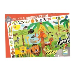 Klasik Puzzle 35 Parça Jungle - 1