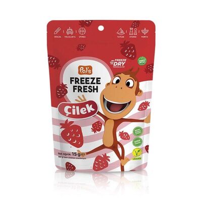 Kukuli Pol's Freeze Fresh Çilek 15 gr - 1