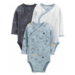 Layette Erkek Bebek 3'lü Body - 1