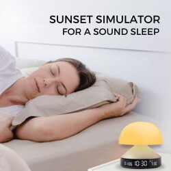 Lexon Mina Sunrise Alarm Saatli Gün Işığı Simulatörü & Aydınlatma Bronz - 4