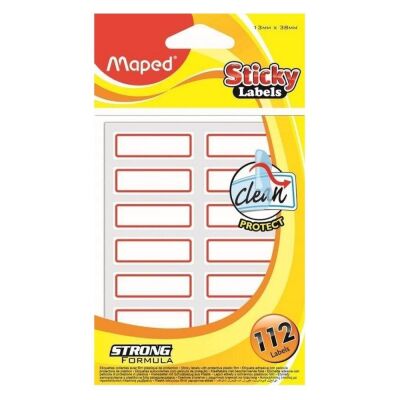 Maped Sticky Labels Üzeri Korumalı Etiket 112li 13 x 38 mm - 1