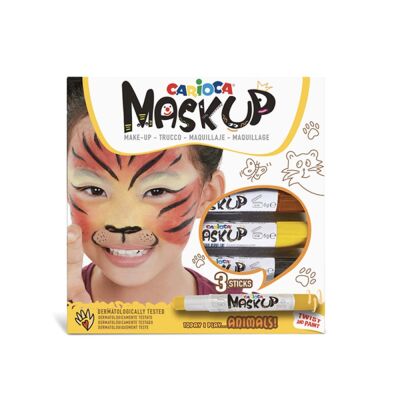 Maskup Çocuk Yüz Boyası 3lü Animals - 1